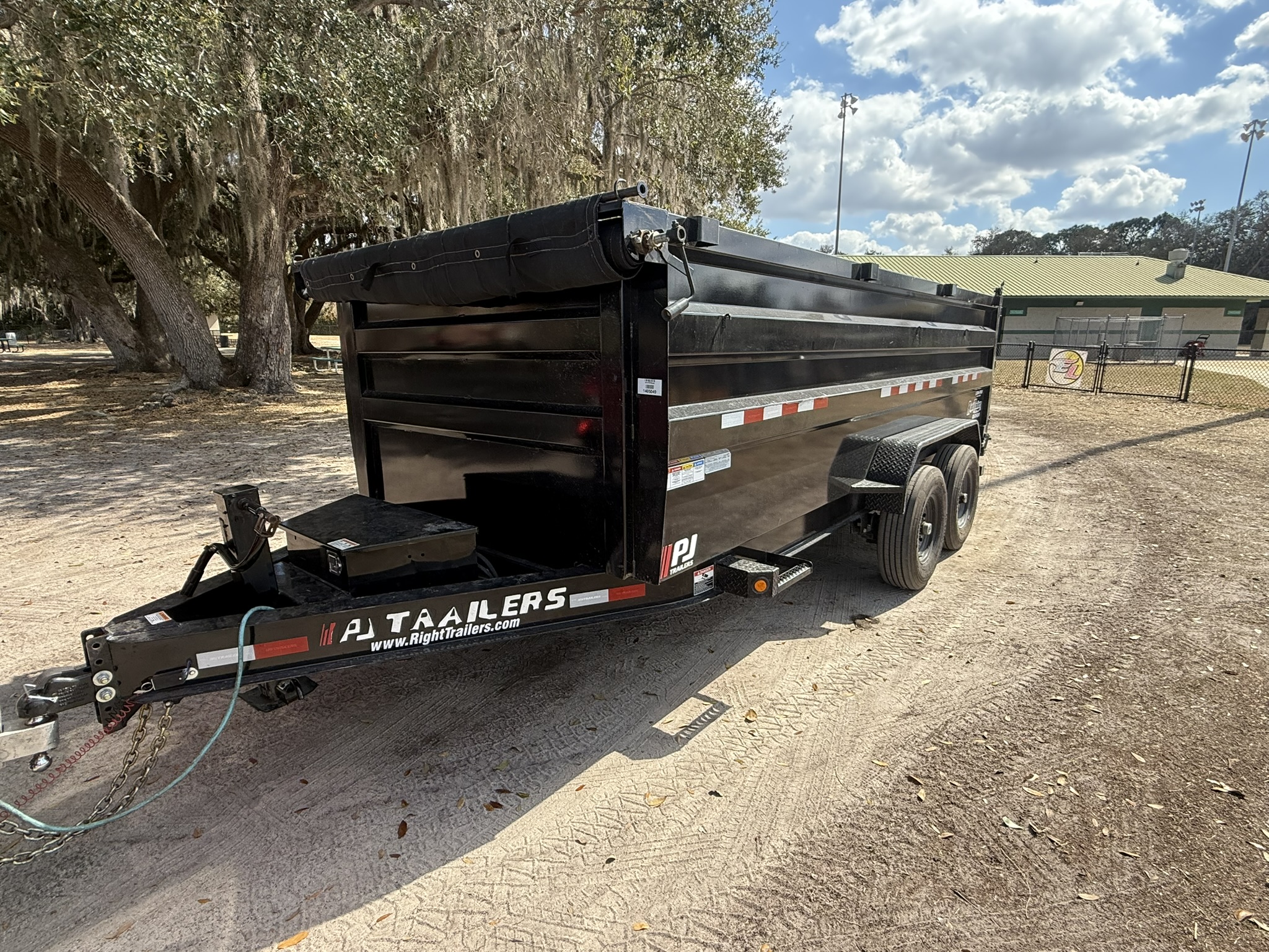 7' x 16' Dump Trailer rental in Winter Haven FL - Carrichi Trailer Co