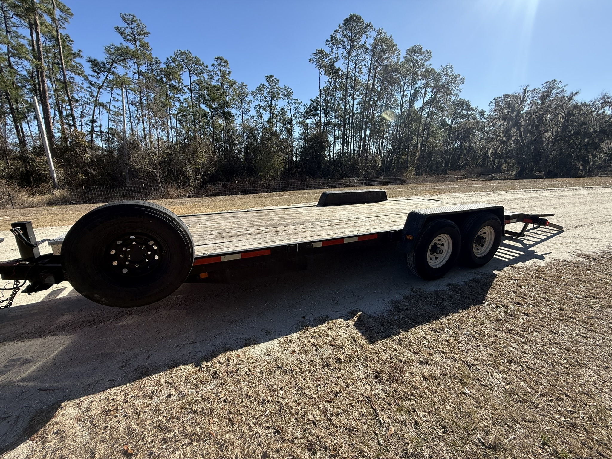 20ft Equipment Trailer rental in Winter Haven FL - Carrichi Trailer Co